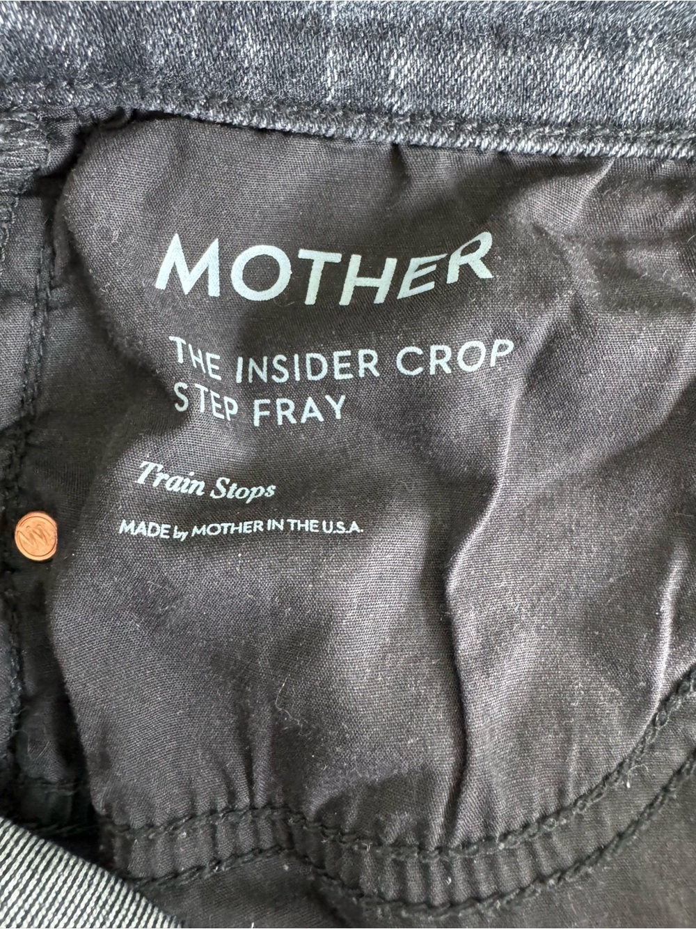 Mother The Insider Crop Step Fray - 29 - Picture 5 of 9